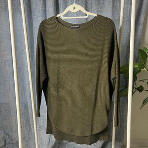 Chelsea & Theodore Green Ribbed Tunic – Size Small